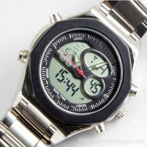 Metal Sports Watch with Japan Movement, Digital and Customized